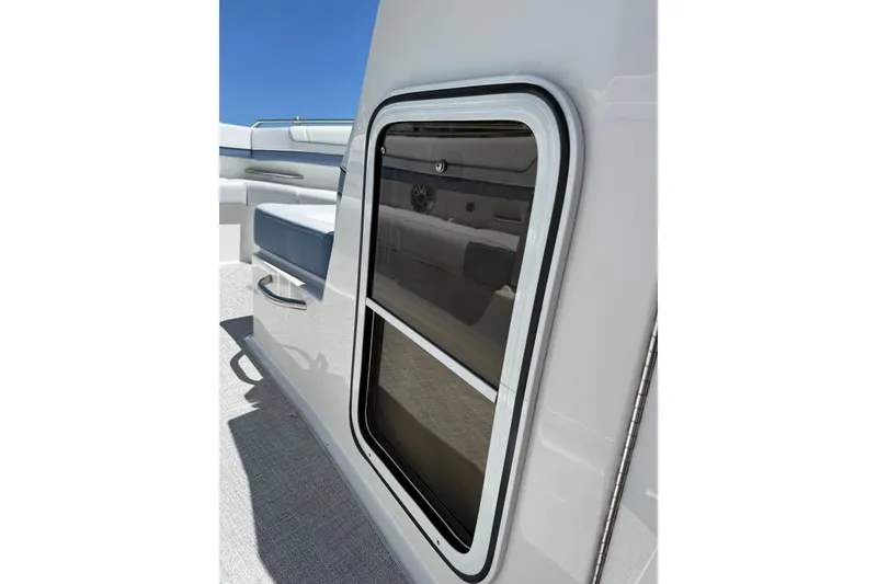 Slide: The Image of Electrical control panel on a 2025 Formula 330 Crossover Bowrider OB boat. - 56