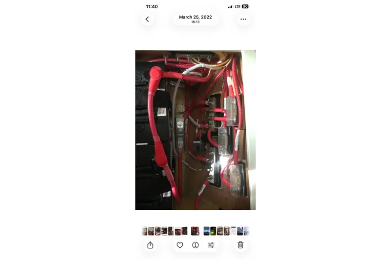 Slide: The Image of Electrical wiring setup in a 1991 Catalina 36 MkII sailboat. - 20