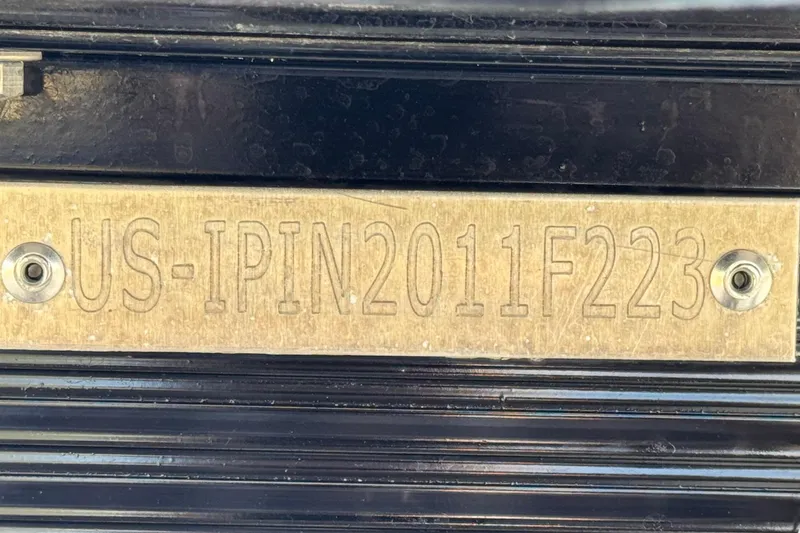 Slide: The Image of 2023 Lexington 623 ST Xtreme vehicle identification plate with serial number. - 32