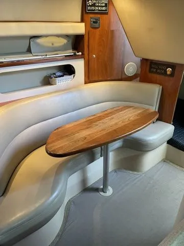 Slide: The Image of Interior of 2006 Cruisers Yachts 280CXI with cozy seating area. - 15