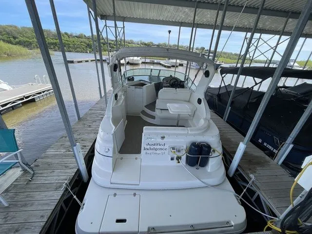 Slide: The Image of 2006 Cruisers Yachts 280CXI Express Cruiser docked at marina. - 44