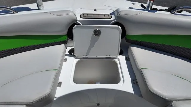 Slide: The Image of Interior of 2019 Hurricane SS 202 I/O boat with storage compartment. - 20