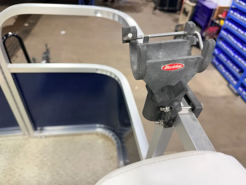 Slide: The Image of Forester 14' Pontoon 2019 with fishing rod holder. - 12