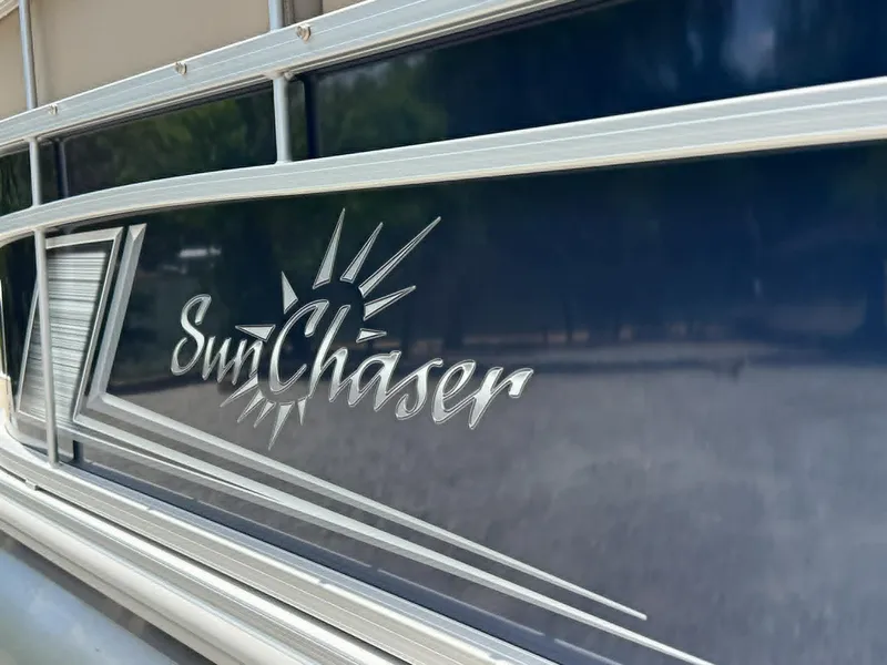 Slide: The Image of Close-up of SunChaser Vista 22 LR logo, 2023 model. - 12