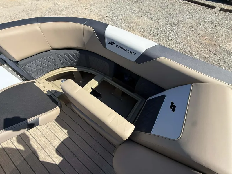 Slide: The Image of Interior of 2026 Starcraft SLS-1 R with beige upholstery. - 16