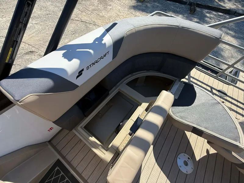 Slide: The Image of Interior of 2026 Starcraft SLS-1 R with seating and storage area. - 22