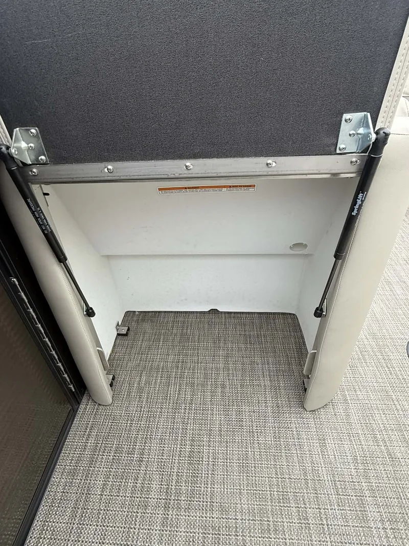 Slide: The Image of Interior of Manitou 23 Encore SLVPII 2026 with storage space. - 4