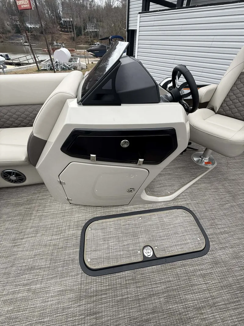 Slide: The Image of Interior of Manitou 23 Encore SLVPII 2026 with steering console. - 7