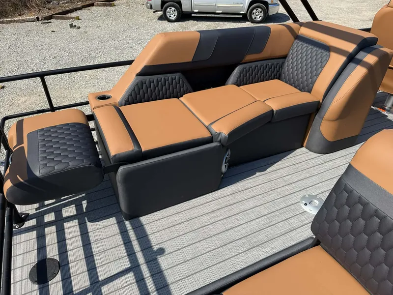 Slide: The Image of Luxurious seating on Sylvan L-3 LZ DH 2026 pontoon boat. - 4