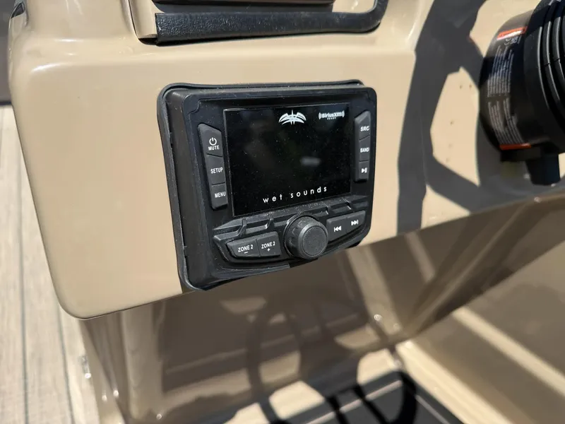 Slide: The Image of Starcraft SLS-3 2025 dashboard featuring Wet Sounds audio system. - 8