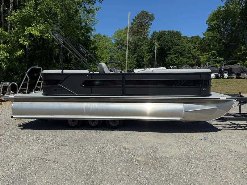 The Image of 2026 Bentley Pontoons 223 Bolt parked outdoors on trailer. - 1