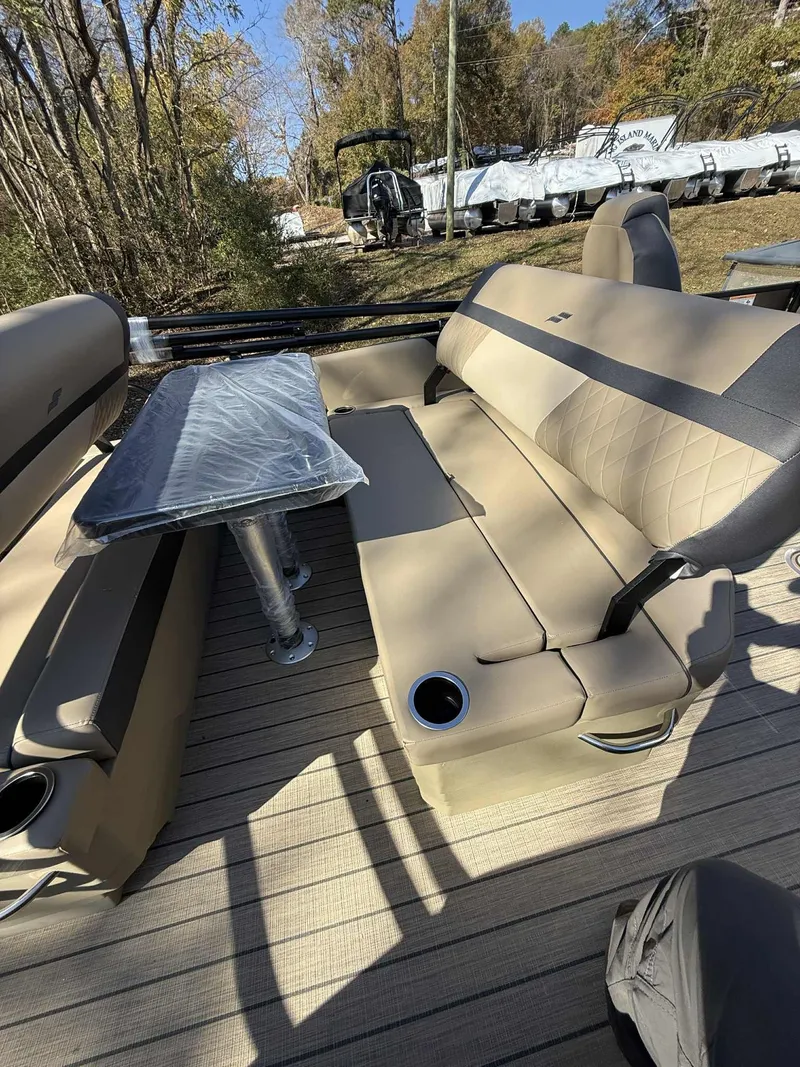 Slide: The Image of Interior of 2026 Starcraft EXS-3 DL with seating and table. - 17