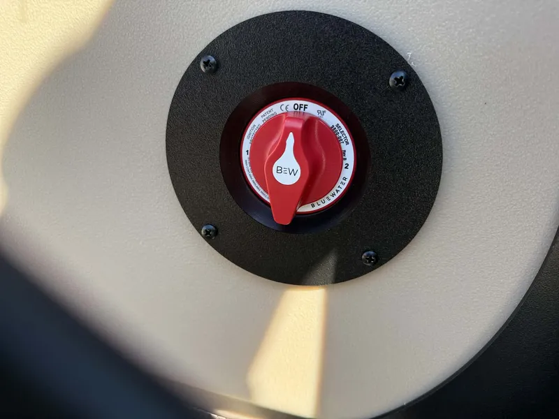 Slide: The Image of Red switch in Bentley Pontoons Legacy 223 Navigator 2026. - 11