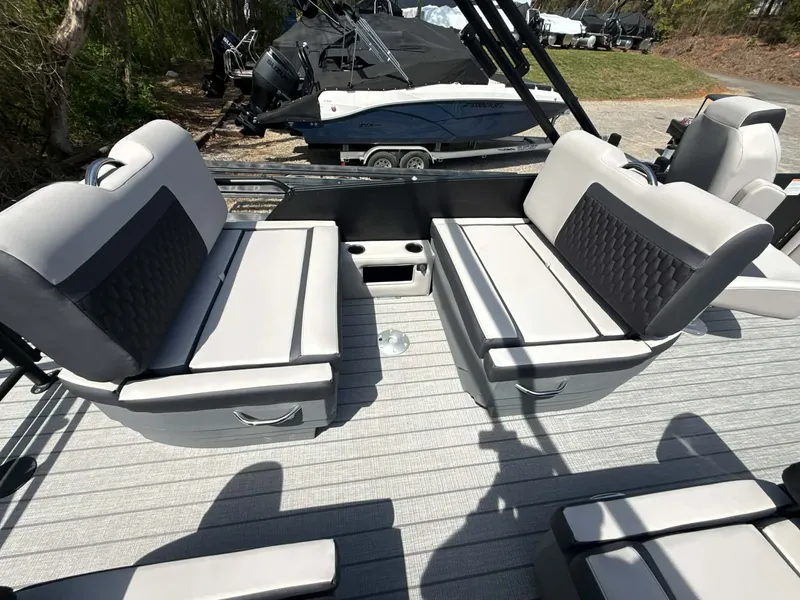 Slide: The Image of 2026 Sylvan L-3 RLZ interior with luxurious seating. - 4