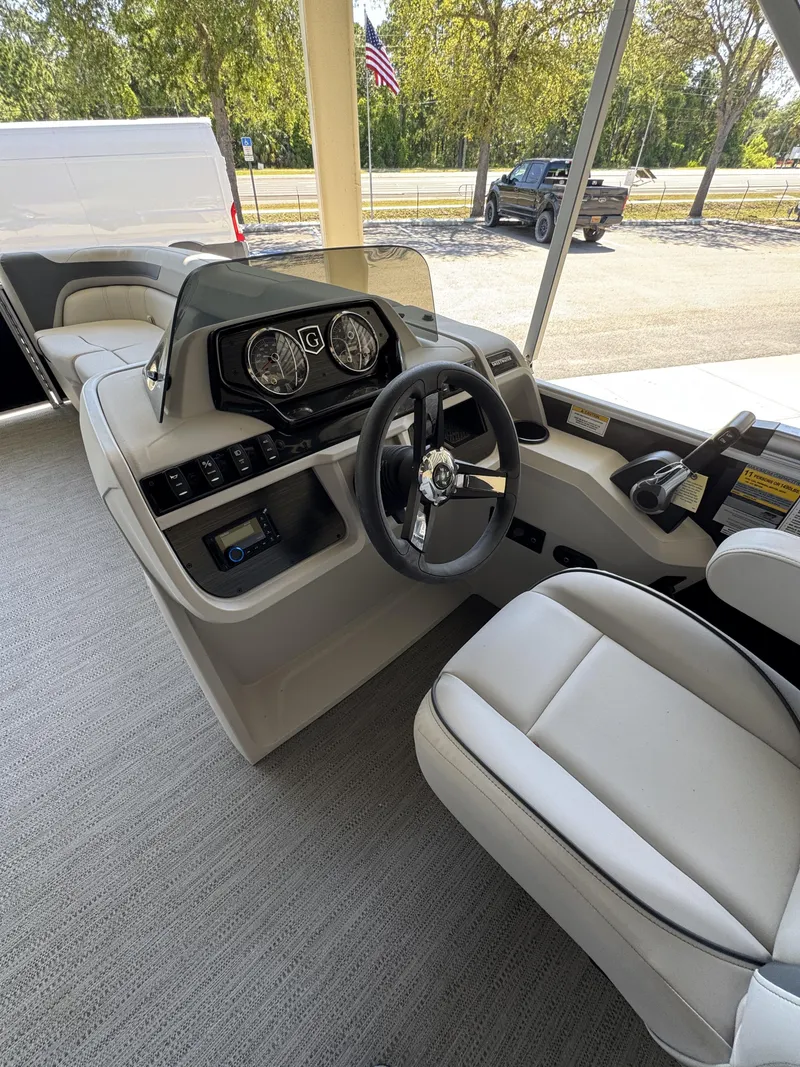 Slide: The Image of Interior of Sweetwater SW2086CSE boat, model year 2026. - 11