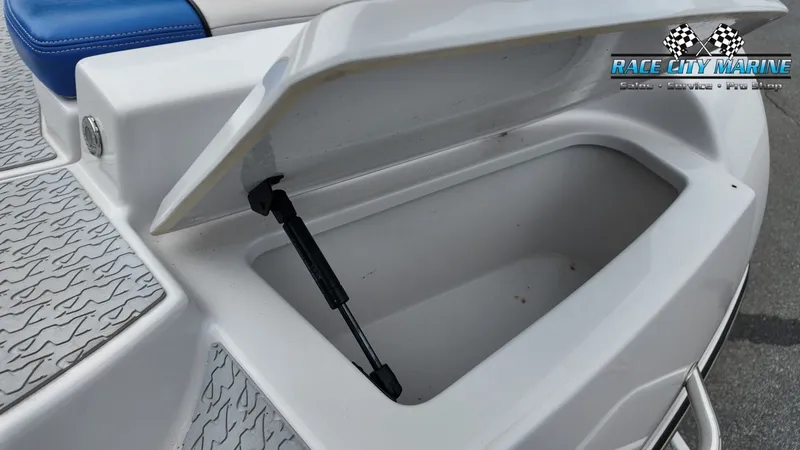 Slide: The Image of Storage compartment in 2007 Correct Craft 236TE boat. - 19