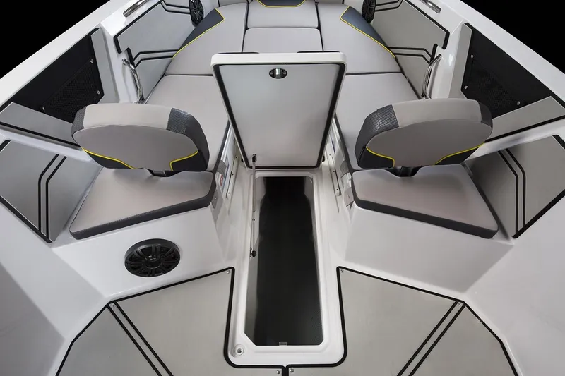 Slide: The Image of Interior of 2019 Scarab 255 Open ID boat. - 25