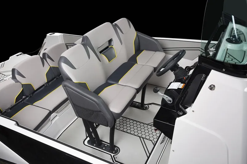 Slide: The Image of Interior of 2019 Scarab 255 Open ID boat. - 29