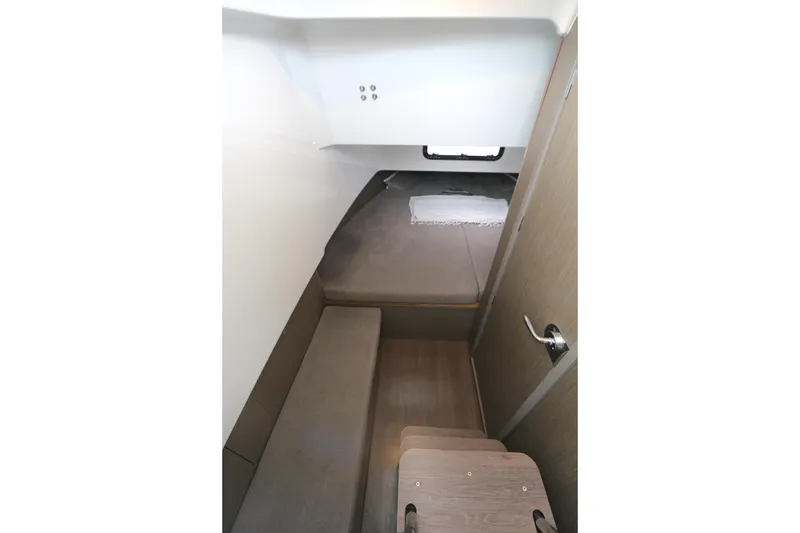 Slide: The Image of Interior cabin of 2022 Beneteau Flyer 9 SPACEdeck with cozy sleeping area. - 4