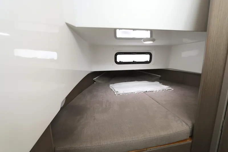 Slide: The Image of Interior cabin of 2022 Beneteau Flyer 9 SPACEdeck with cozy bedding. - 5