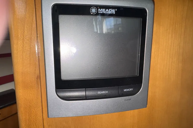 Slide: The Image of Meade Instruments display panel on 2001 Carver 356 Motor Yacht interior. - 43