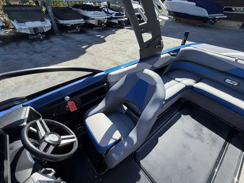 Slide: The Image of Interior of a 2017 Malibu Wakesetter 23 LSV boat. - 16