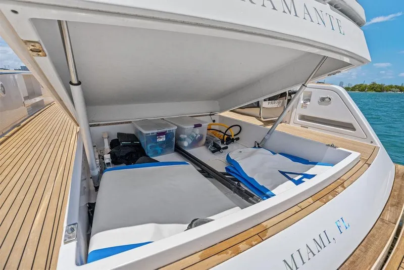 Slide: The Image of Storage compartment on a 2021 Pardo 43 yacht, docked in Miami, FL. - 15