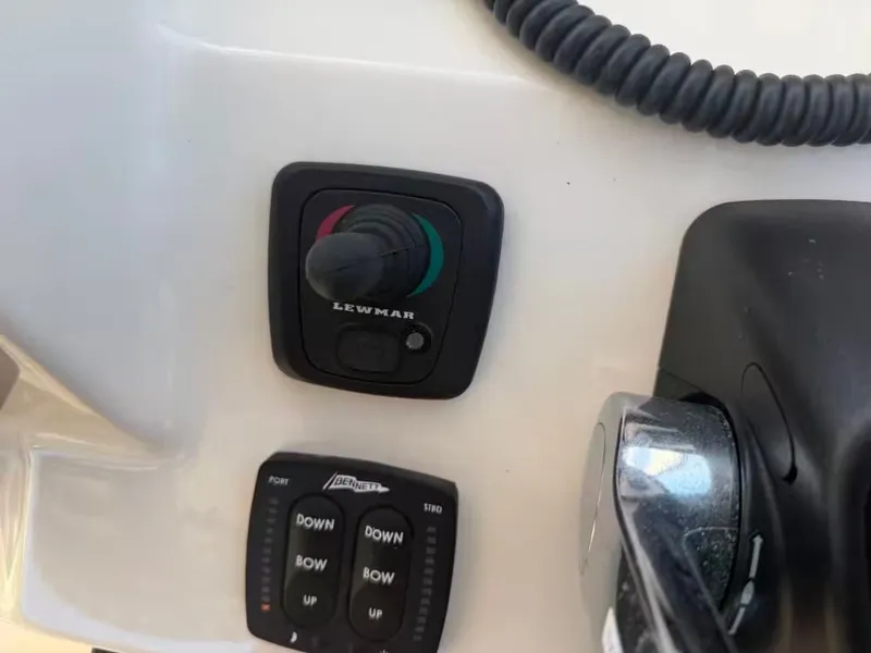 Slide: The Image of Control panel of 2018 Grady-White Freedom 307 boat. - 19