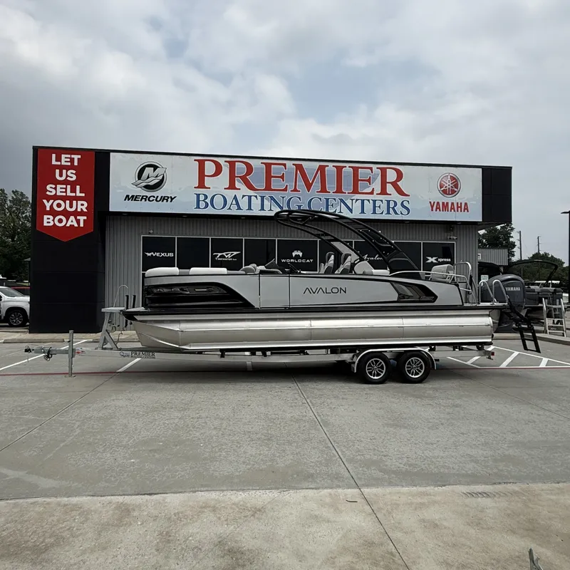 The Image of 2026 Avalon QLS25T Excalibur pontoon boat at Premier Boating Centers. - 1