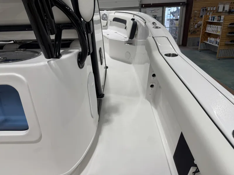 Slide: The Image of Interior view of 2026 Tidewater 232 CC Adventure boat. - 21