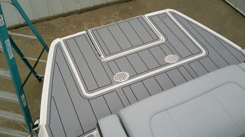 Slide: The Image of Rear view of Chaparral GTS 28 boat deck, year 2026. - 10