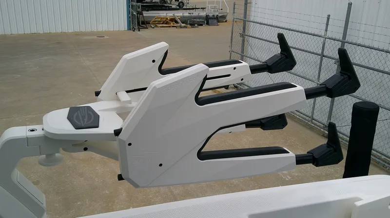 Slide: The Image of Chaparral GTS 28 2026 boat dock with modern mount. - 14