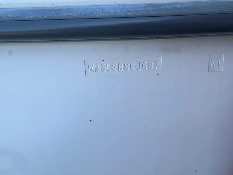 Slide: The Image of Serial number of a 1997 MasterCraft Prostar 205 boat. - 19