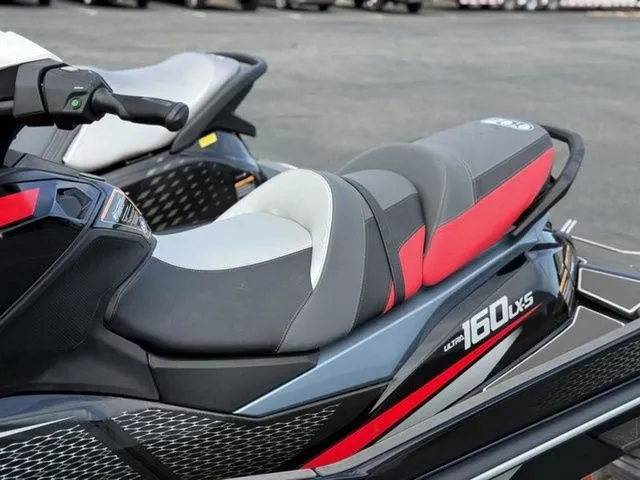 Slide: The Image of 2026 Kawasaki Ultra 160 jet ski with sleek design. - 6