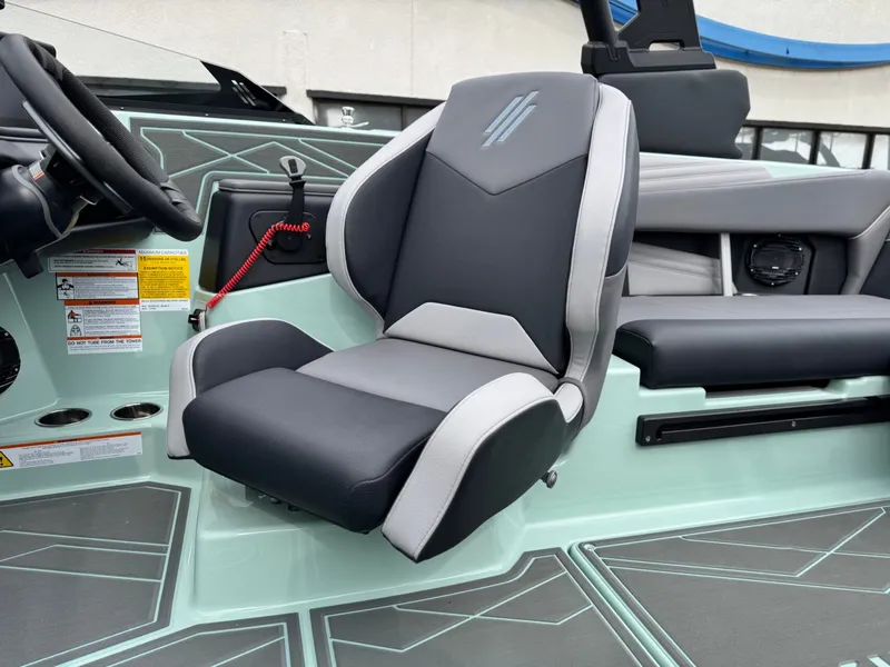 Slide: The Image of Interior of 2026 ATX Surf Boats 22 Type-S with modern seat design. - 16