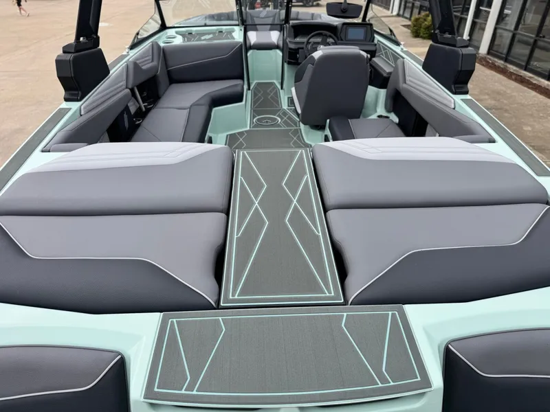 Slide: The Image of Interior of 2026 ATX Surf Boats 22 Type-S with modern seating. - 7