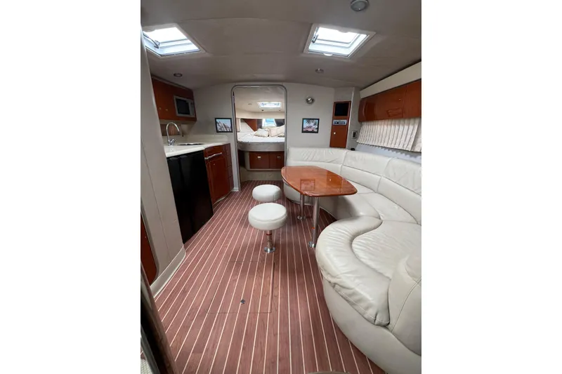 Slide: The Image of Interior of 2006 Formula 40 Performance Cruiser with elegant seating and modern amenities. - 34