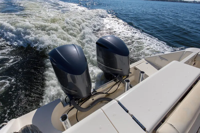 Slide: The Image of 2012 Pursuit 345 Offshore Twin Yamaha 350s - 10