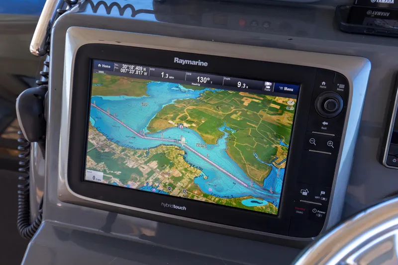 Slide: The Image of 2012 Pursuit 345 Offshore Raymarine Chartplotter/GPS/Sounder/Radar - 18