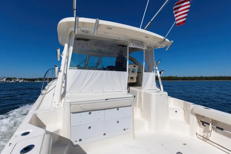 Slide: The Image of 2012 Pursuit 345 Offshore Cockpit - 5