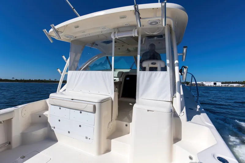 Slide: The Image of 2012 Pursuit 345 Offshore Cockpit - 6