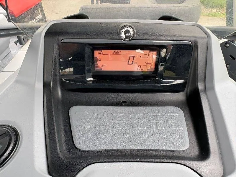 Slide: The Image of Dashboard of 2023 Sea-Doo Switch Cruise 21 with digital display. - 36