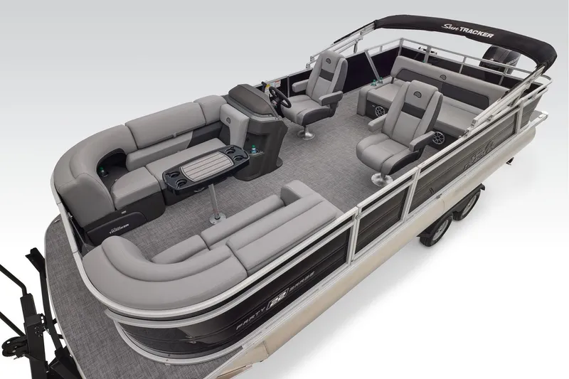 Slide: The Image of Sun Tracker Party Barge 22 RF DLX 2026 - 11