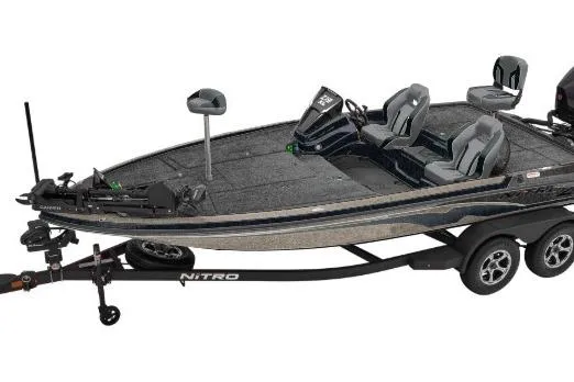 The Image of 2026 Nitro Z19 XL boat with trailer, side view. - 0