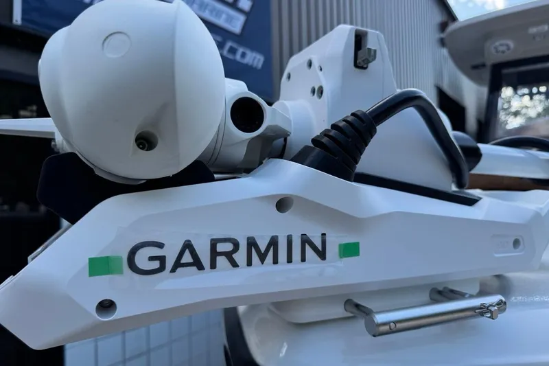 Slide: The Image of Close-up of Garmin equipment on a 2026 Key West 230 Bay Reef boat. - 10