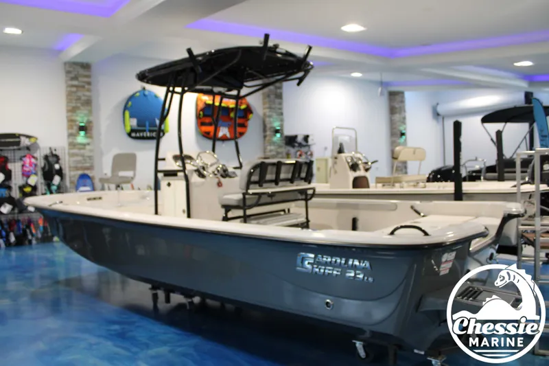 The Image of 2026 Carolina Skiff 23 LS boat in showroom. - 1