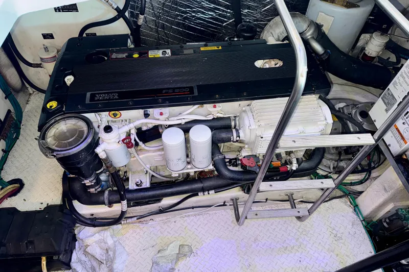 Slide: The Image of Engine room of 2012 Cruisers Yachts 430 Sports Coupe with Volvo Penta IPS 500 engine. - 20
