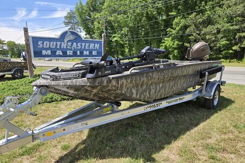The Image of 2026 Havoc 1860 DBST boat on trailer at Southeastern Marine dealership. - 0