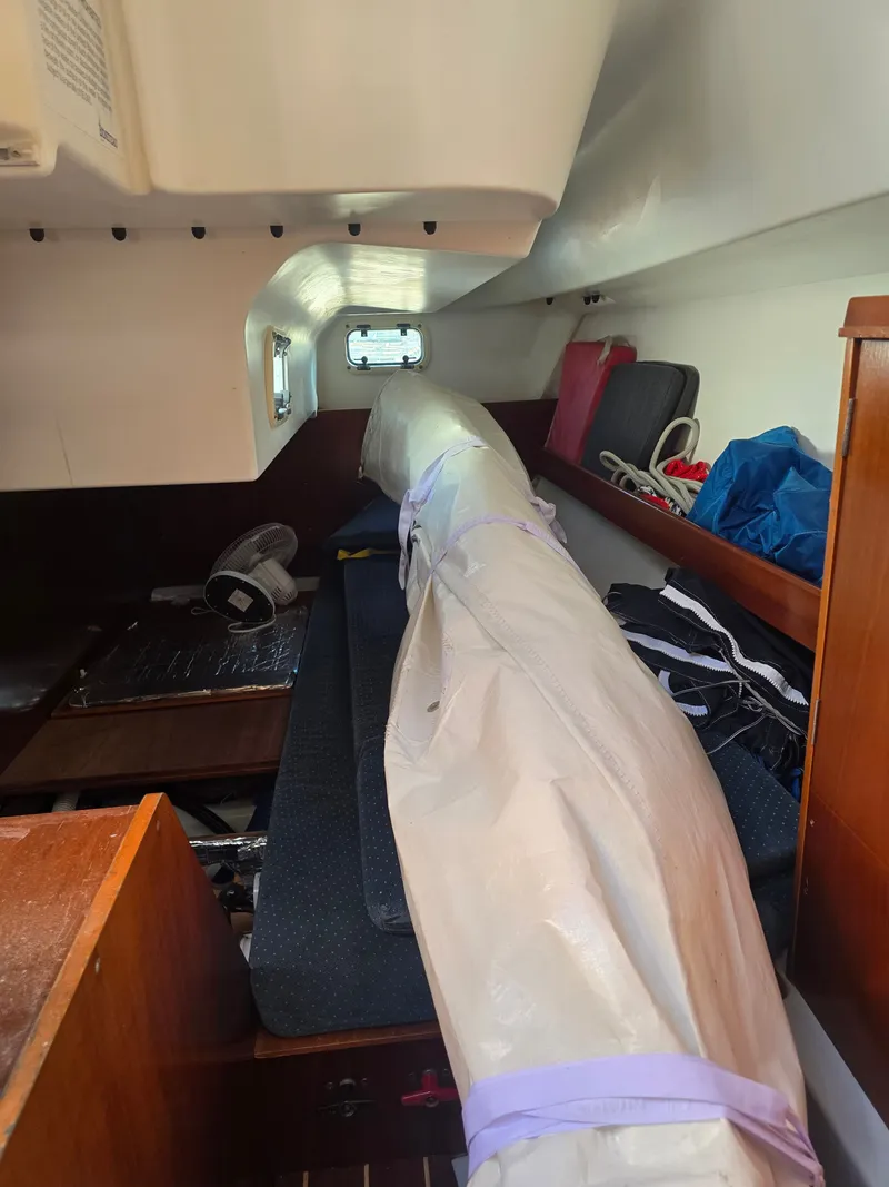 Slide: The Image of Interior of a 1994 Beneteau First 265 yacht. - 14