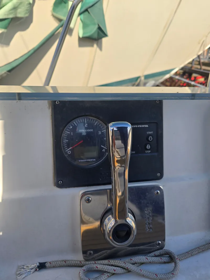 Slide: The Image of Control panel of a 1994 Beneteau First 265 sailboat. - 4